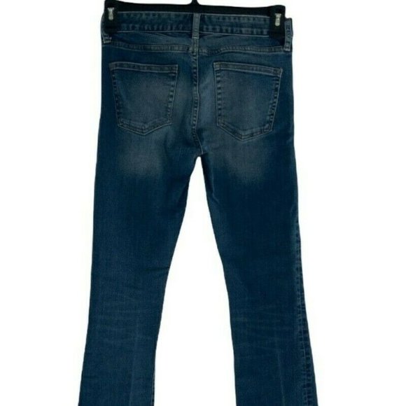Gap 1969 Sexy Boot Whiskers Regular Fit Blue Medium Wash Jean Size 26/2 - Picture 2 of 9